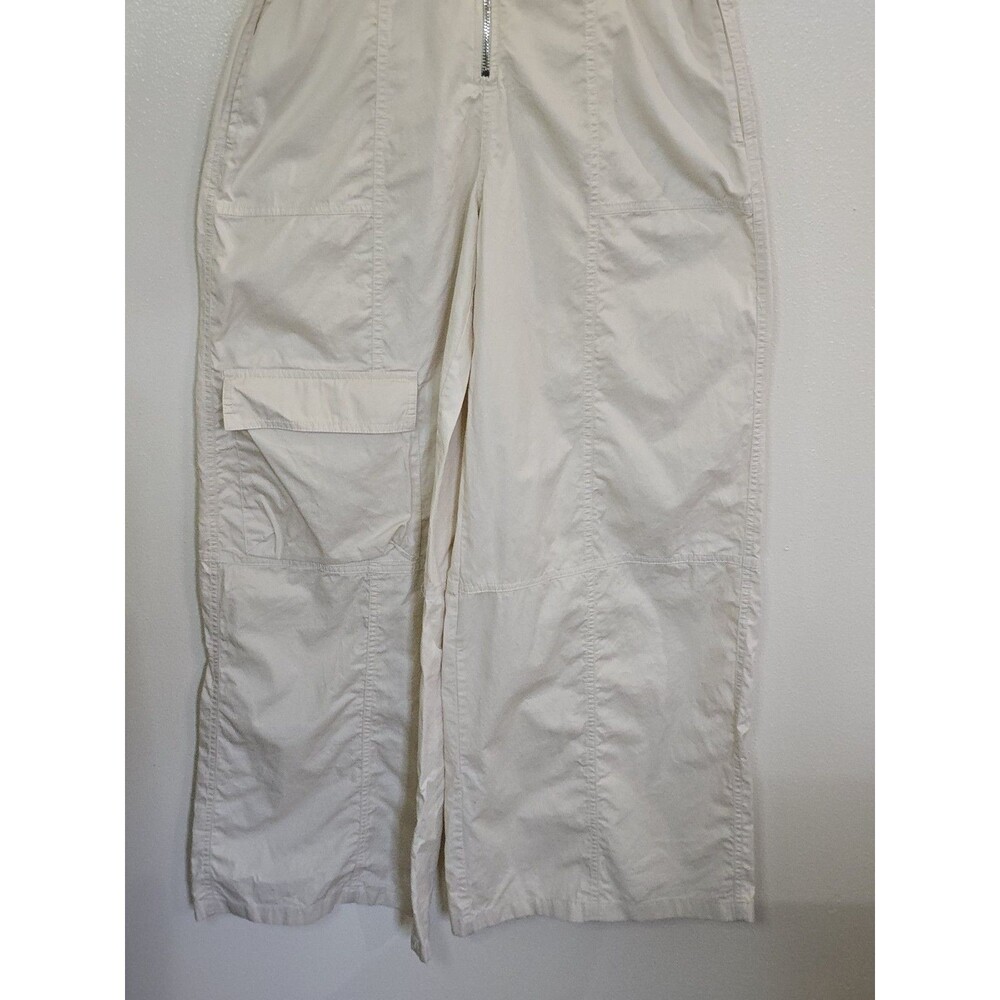 Zara Cream Short-Sleeve Utility Jumpsuit - Picture 5 of 12